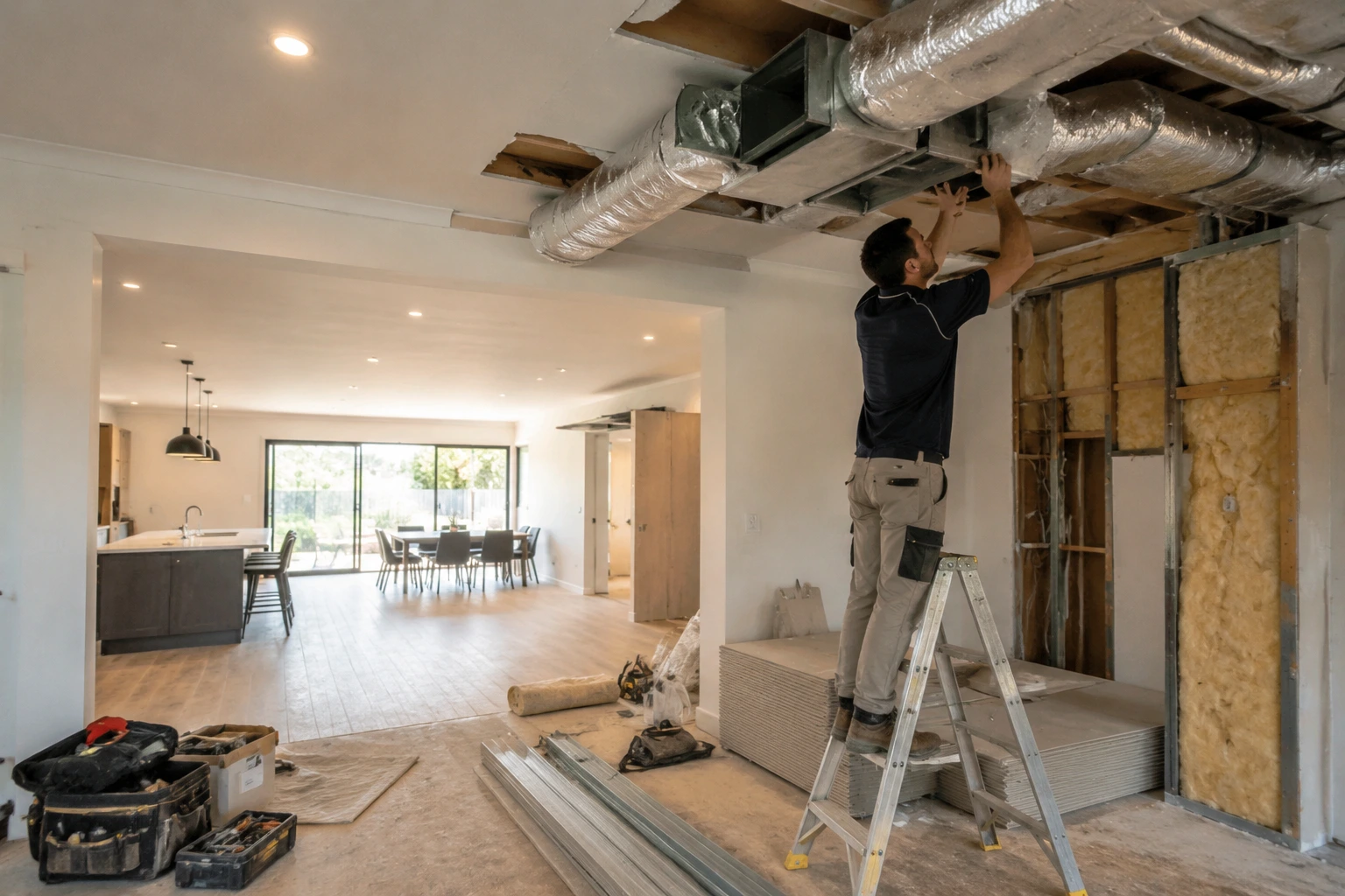 Ducted AC Upgrade After a Home Renovation